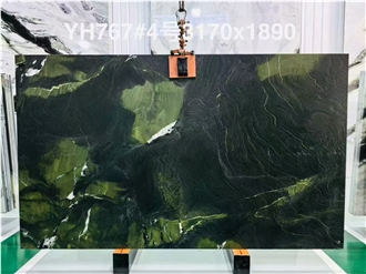 Beautiful Green Color Avocatus Quartzite Slabs