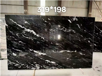 Brazil Black Cosmic Granite Slabs Tiles