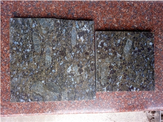 Butterfly Blue Polished Granite Wall Tiles