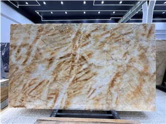 Chinese New Amber Onyx Slabs Wall Tiles