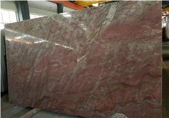 Elegant Factory Sharp Wall Tile Red Silk Granite Slabs