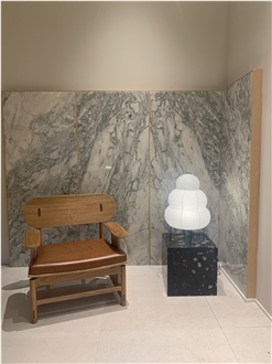 Fendi White Marble Slabs Wall Tile
