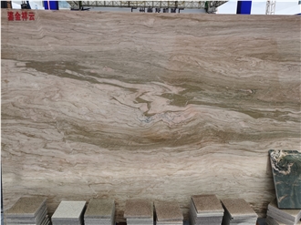 Golden Cloud Marble Polished Slabs Tiles