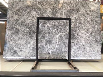 Good Price Snow Silver Fox Marble Slab Floor Tiles