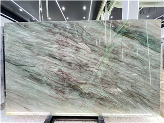 Green Gaya Dream Quartzite Slabs For Interior Design