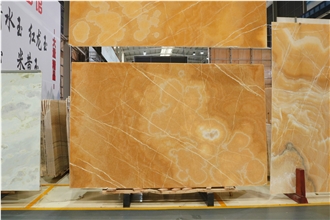 High Quality Golden Yellow Onyx Slabs