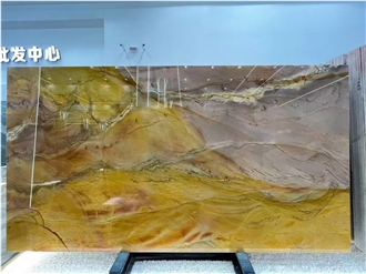 Impression Rainbow Quartzite Slabs Floor Tile