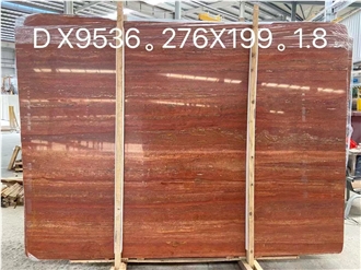 Iran Red Travertine Slab Tiles