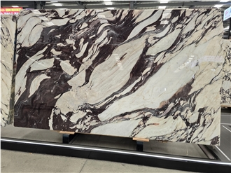 Italy Bulgari Purple Natural Marble Slabs