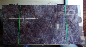 Luxury Monet Purple Quartzite For Interior Decoration Slabs