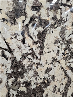 Natural Stone Brazil Snow Mountain Silver Fox Granite Slabs
