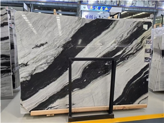 Popular Panda White Marble Slab Wall Tiles