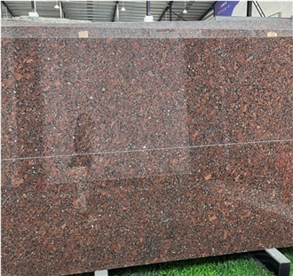 Reliable Quality Santiago Red Polished Granite Slabs