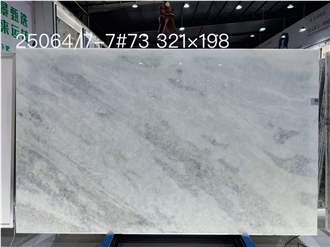 Sky Blue Jade Marble Slabs For Interior Decoration