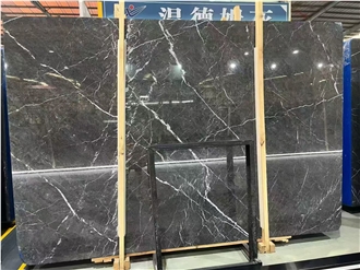 Wyndham Grey Marble Slab Wall Tiles