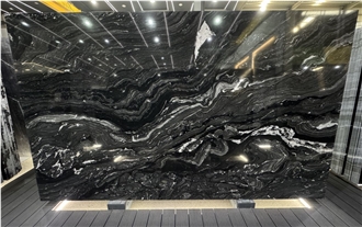 Brasilia Exotic Black Granite Slabs