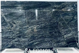 Coral Blue Granite Slabs Polished