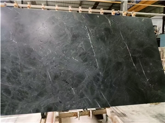 Negresco Black Quartzite Slabs Leather Finish