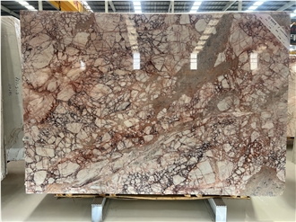 Chinese Bulgari Viola Marble Slab Tiles