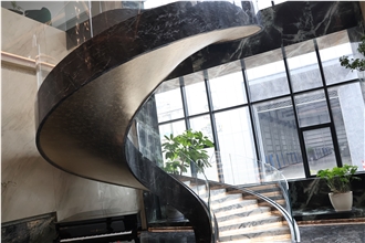 Arabescato Marble Stairs