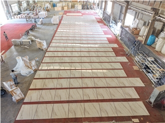 Guangxi White Natural Marble Tiles