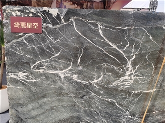 Night Starry Sky Marble Slabs Tile