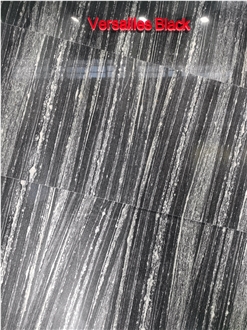 Versailles Black Granite Slabs, Tiles