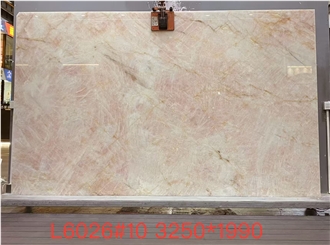 Cristallo Pink Quartzite Slabs