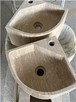 Customized  Beige Travertine Sinks