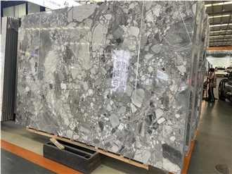 Panda Grey Oreo Grey Marble Slabs