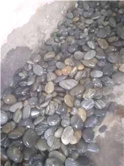 Blue Strip Vein Pebble River Stones