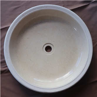 Beige Marble Wash Basins