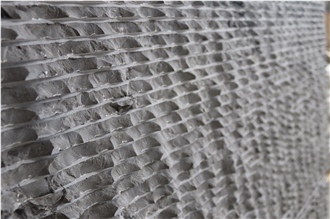 Pietra Gray Marble Cut Broken Tiles