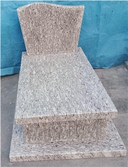 Moon White Granite Monument