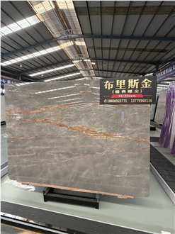 Athena Golden Grey Marble Slabs