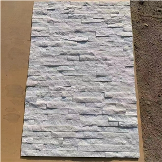 Crystal White Quartzite Wall Cladding Veneer
