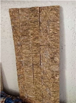 Dark Tiger-Skin Yellow Granite Cultural Stone Veneer