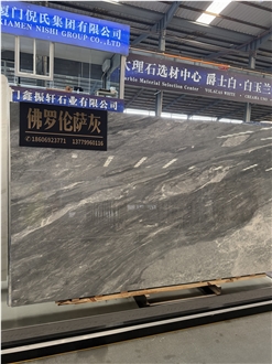 Florence Grey Marble Slabs