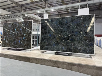 Labradorite Blue Flower Granite Slabs