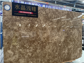 Light Emperador Marble Polished 2Cm Slabs