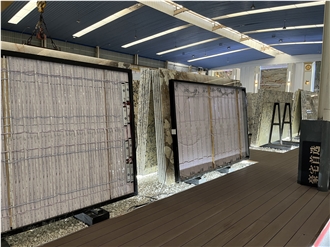 Customizable Backlit Stone Slab Display Stand