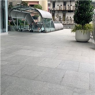 G654 Granite flooring Project in Southeast Asia