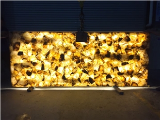 Yellow Semiprecious Stone Slabs