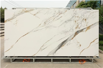 Piedra Sinterizada Calacatta Gold Sintered Stone Slabs