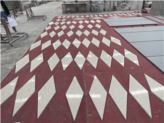 Beige Terrazzo Customized Cut To Size Tiles