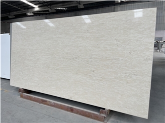 Calacatta Gold Quartz Slabs Marble Look Artificial Stone