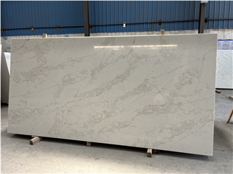 Calacatta Quartz Surfaces Multicolor Veins Quartz Slabs