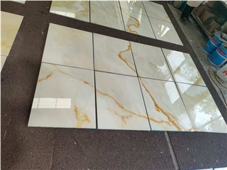 White Onyx Honeycomb Backed Stone Panels
