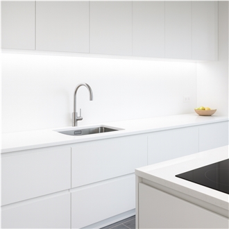 YUANDA 2025 New White Quartz Artificial Stone Countertop