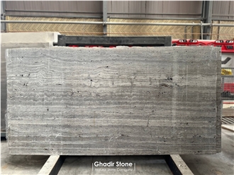 Silver Light Travertine Premium  Slabs